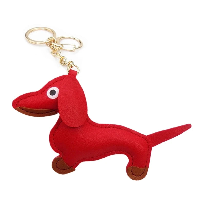 LeatherLove-Whimsical-Dachshund-Keychain-in-Premium-PU-Leather-doxie.us