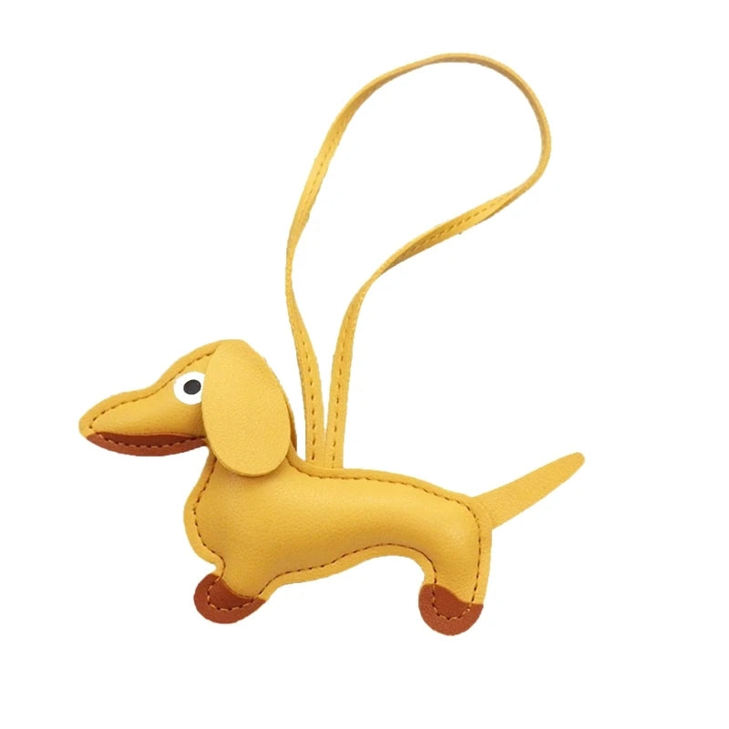 LeatherLove-Whimsical-Dachshund-Keychain-in-Premium-PU-Leather-doxie.us