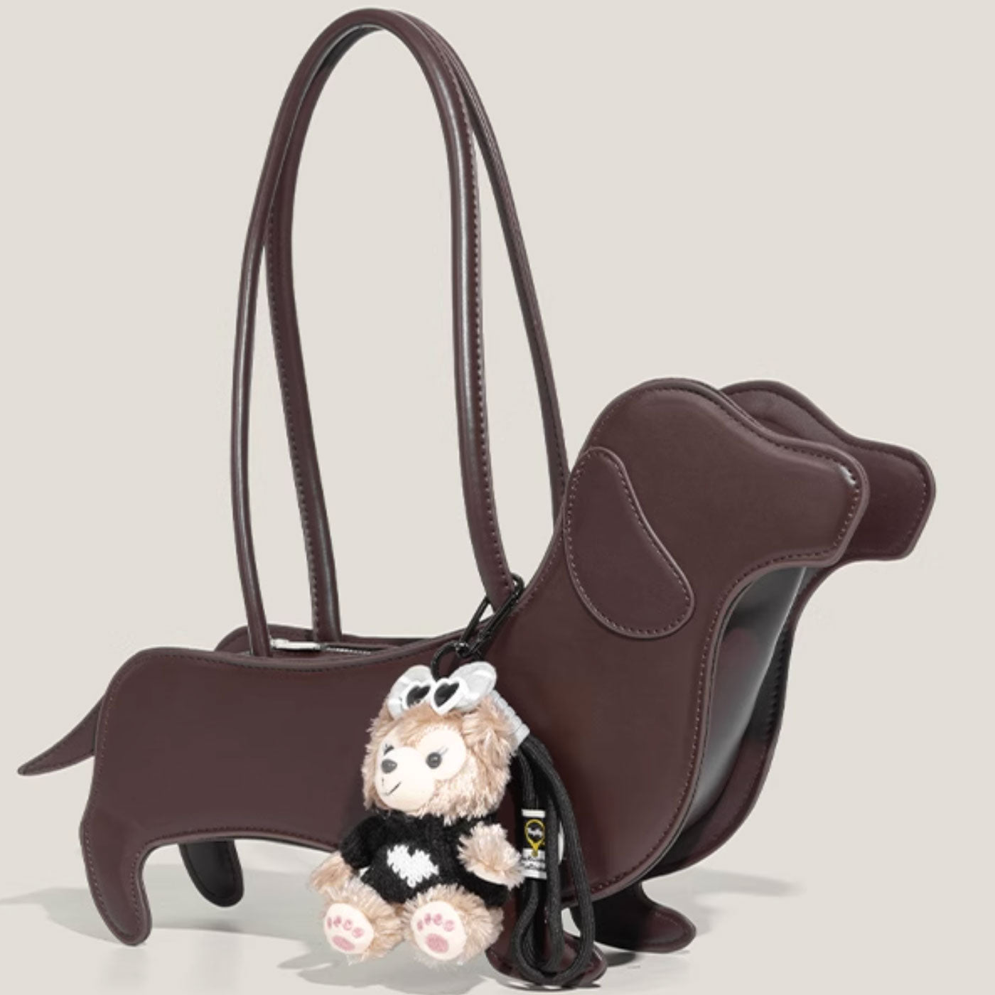 Doxie Chic™ - Dachshund-Shaped Single Shoulder Handbag