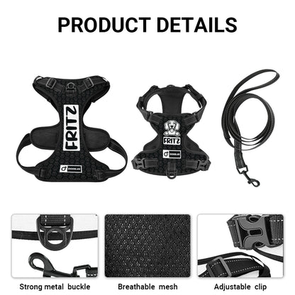 Hans -  Personalized No-Pull Dachshund Dog Harness