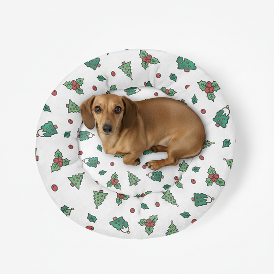 Viktor - Cloud-Comfort Large Dachshund Bed | Anti-Anxiety Donut Bed for Dachshunds