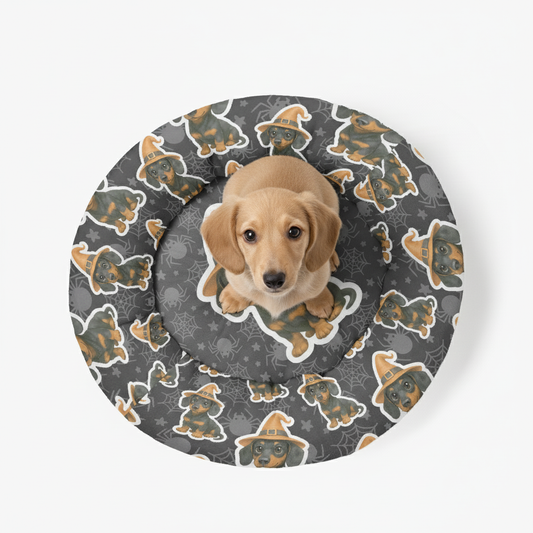 Piper - Cloud-Comfort Dachshund Bed | Anti-Anxiety Donut Bed for Dachshunds