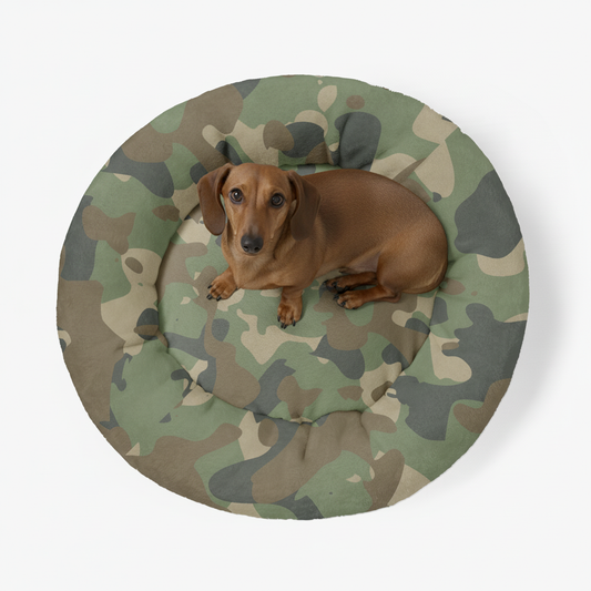 Squiggle - Cloud-Comfort Large Dachshund Bed | Anti-Anxiety Donut Bed for Dachshunds