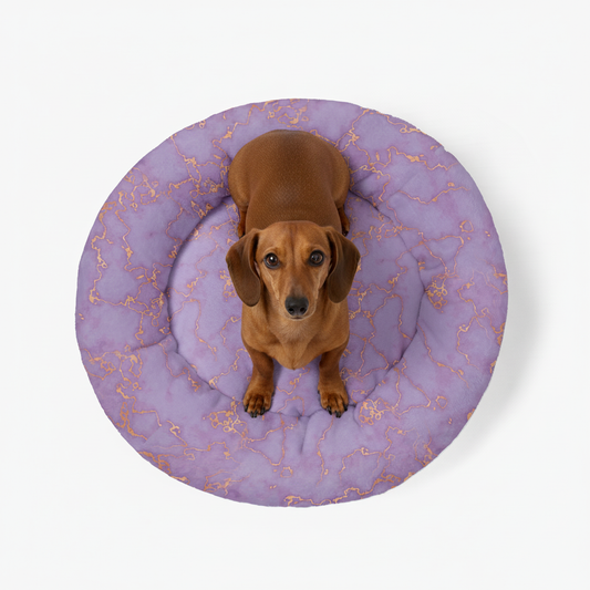 Torpedo - Cloud-Comfort Large Dachshund Bed | Anti-Anxiety Donut Bed for Dachshunds