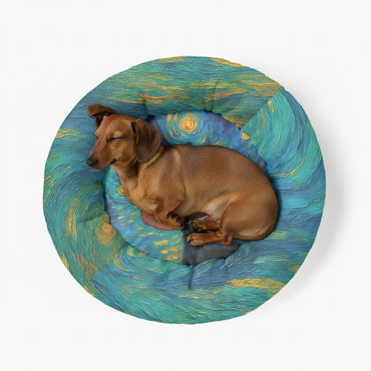 Remi - Cloud-Comfort Dachshund Bed | Anti-Anxiety Donut Bed for Dachshunds