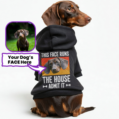 This Face – Personalized Dachshund Hoodies with Your Doxie’s  Photo – Stylish, Cozy & Made from Premium 100% Cotton