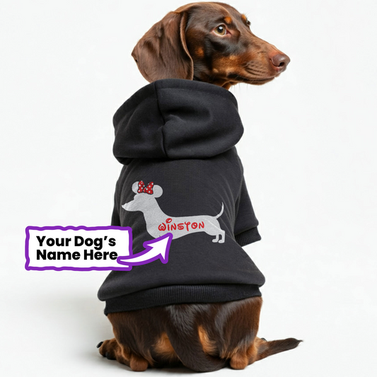 Minidoxie - Personalized Dachshund Hoodies with your doxie name – Stylish, Cozy, and Premium 100% Cotton