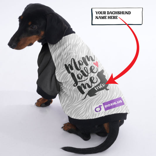 Custom Jacket for Dachshunds with Your dachshund's Name