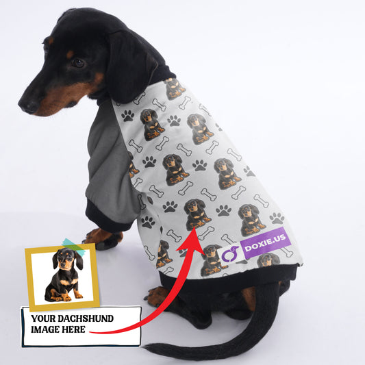 Custom Jacket for Dachshunds Featuring with dachshund's picture