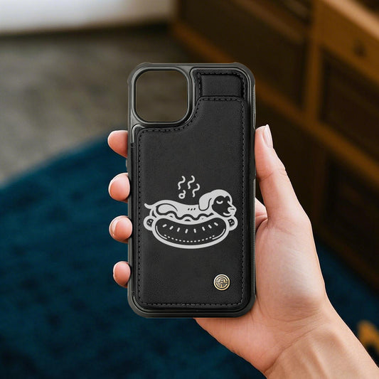 Winnie - Leather Wallet Case for for iPhone & Samsung