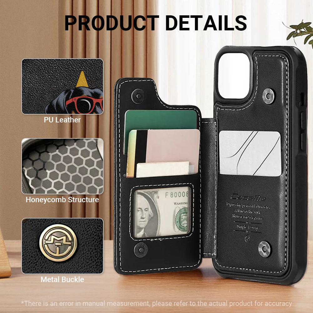 Yuba - Leather Wallet Case for for iPhone & Samsung