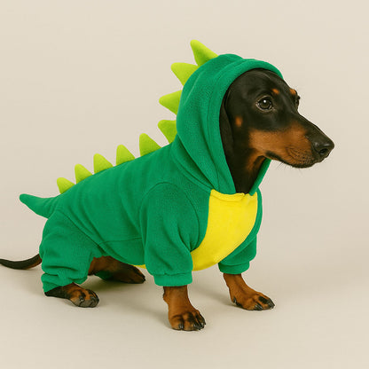 Dachshund Dinosaur Costume Halloween Jumpsuit