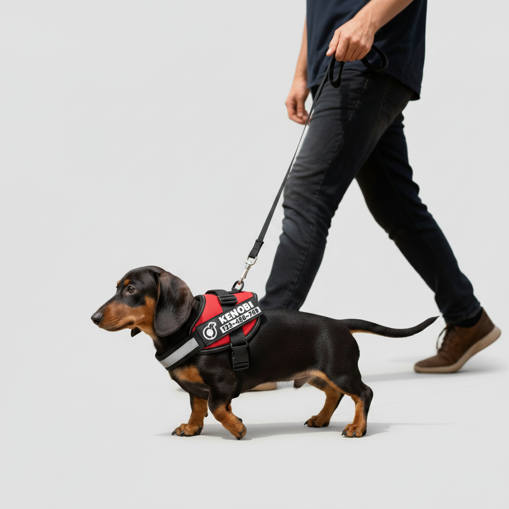 Lucifer - Personalized Dachshund Harness