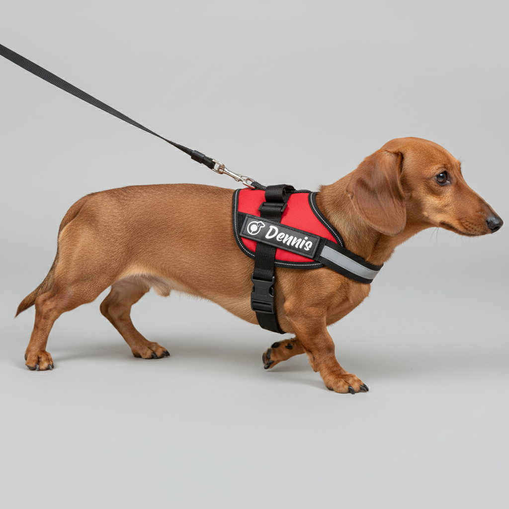 Dodge - Personalized Dachshund Harness