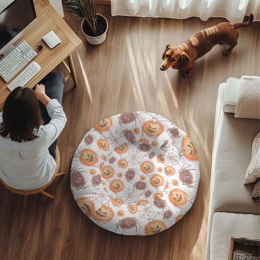 Roxie - Cloud-Comfort Large Dachshund Bed | Anti-Anxiety Donut Bed for Dachshunds