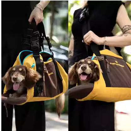 DoxiPack Dachshund Carry Bag – Luxury Travel Pod Shoulder Backpack