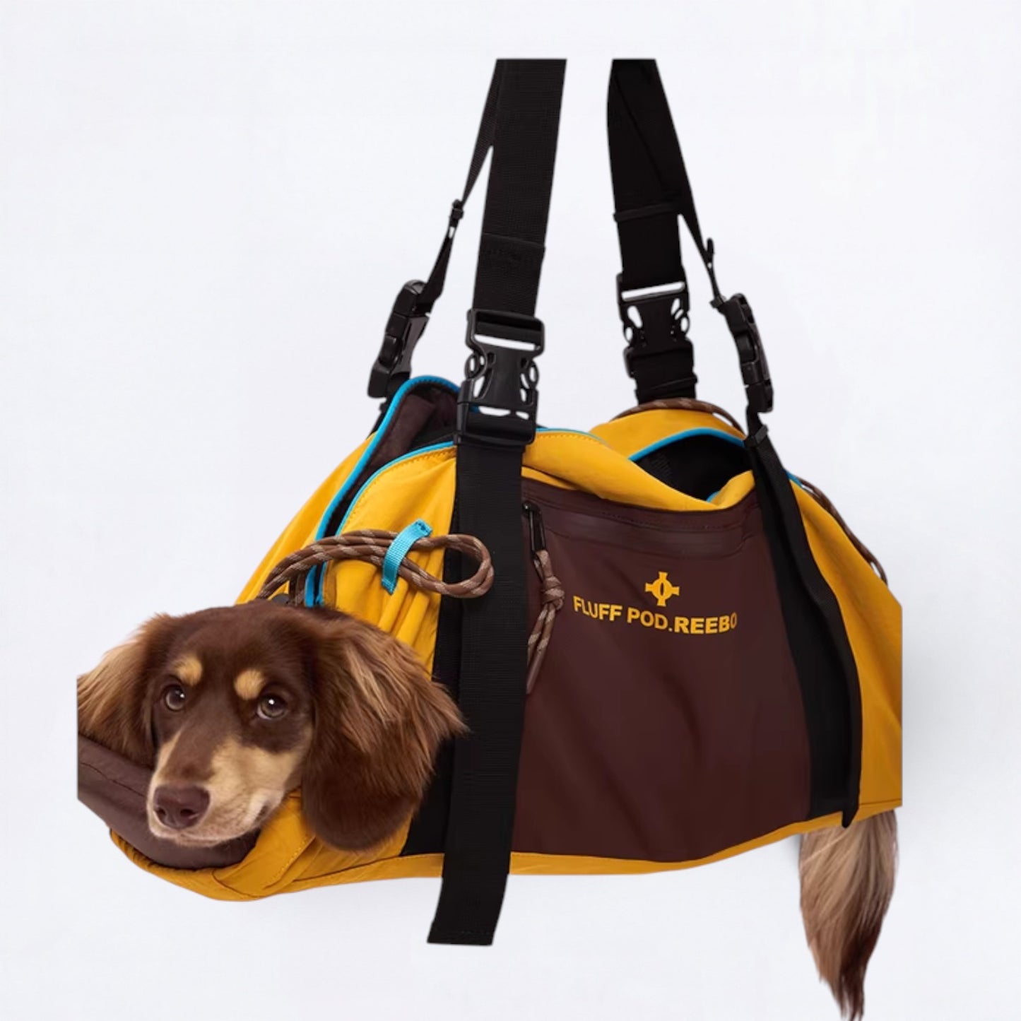 DoxiPack Dachshund Carry Bag – Luxury Travel Pod Shoulder Backpack