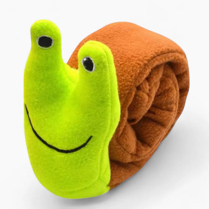 SnailPals Dachshund Puzzle Toy – Interactive Plush Sound Squeaker