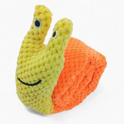 SnailPals Dachshund Puzzle Toy – Interactive Plush Sound Squeaker