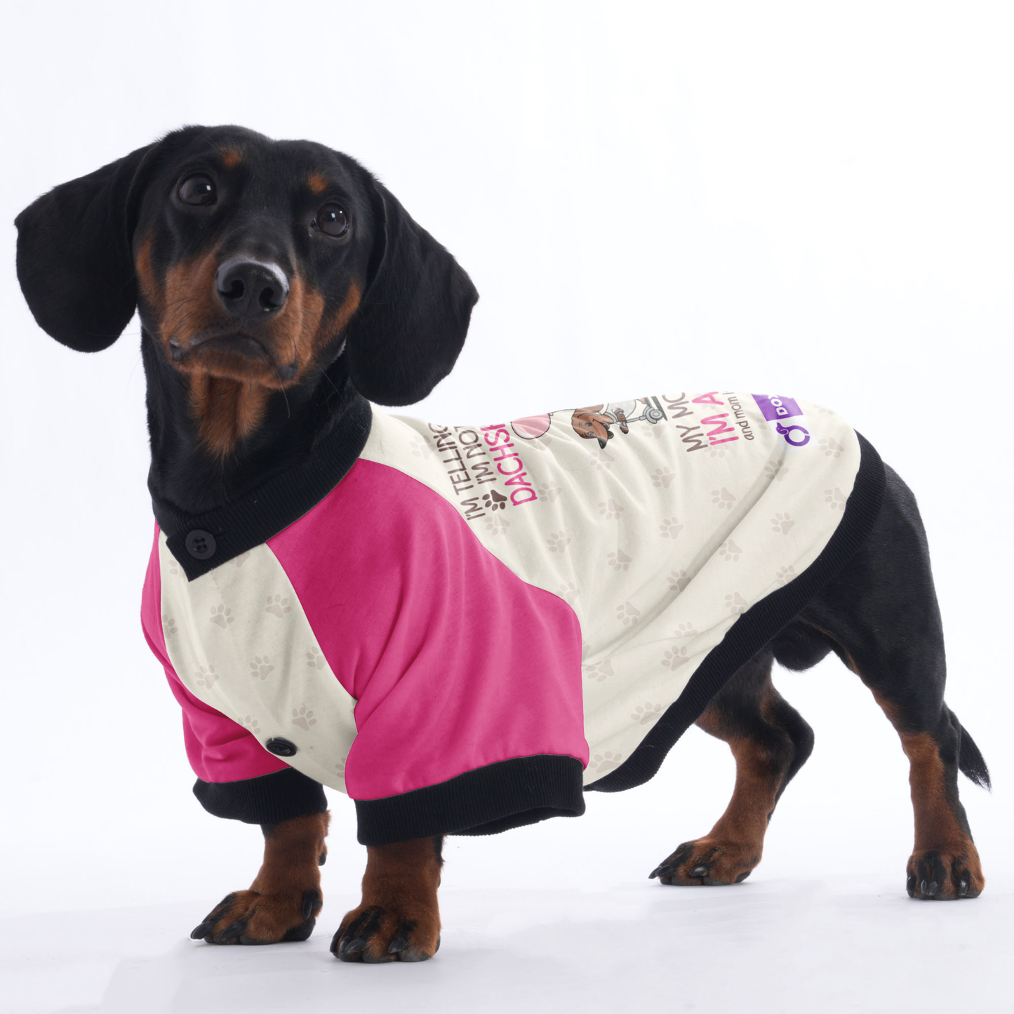 I’m telling you I’m not a dachshund; my mom said I’m a baby, and mom is always right - Jacket for Dachshunds