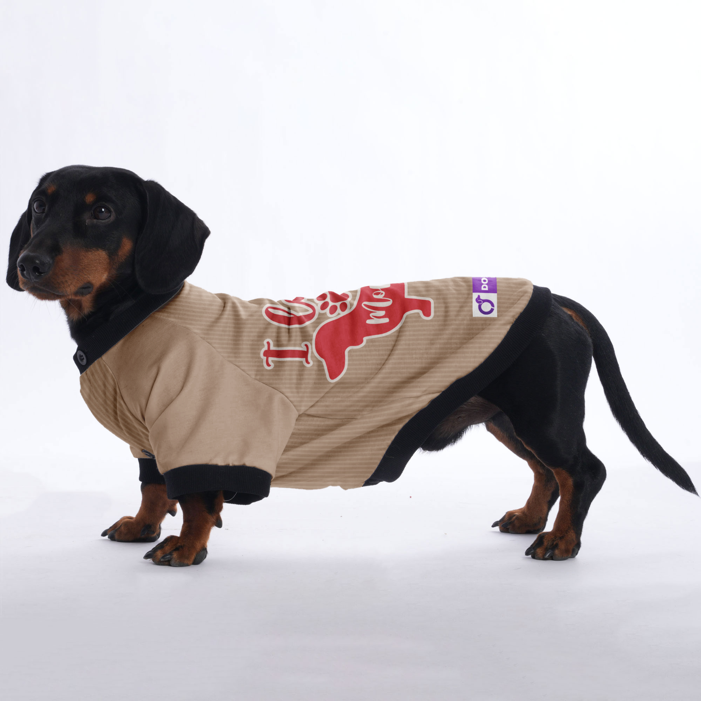 I love my Mommy - Jacket for Dachshunds