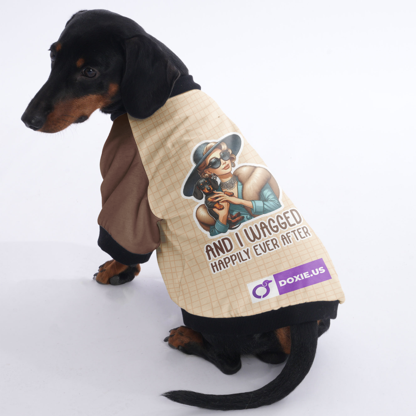 And I Wagged Happily Ever After - Jacket for Dachshunds