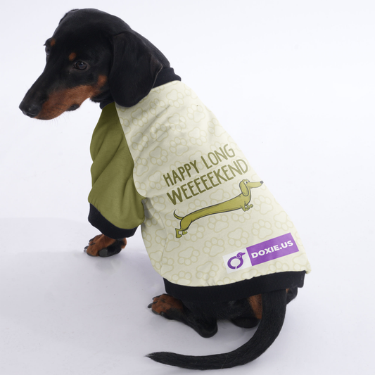 Happy Long Weeeeeeeeekend - Jacket for Dachshunds