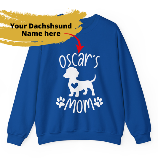 Sudadera personalizada con nombre de perro salchicha - Sudadera unisex 