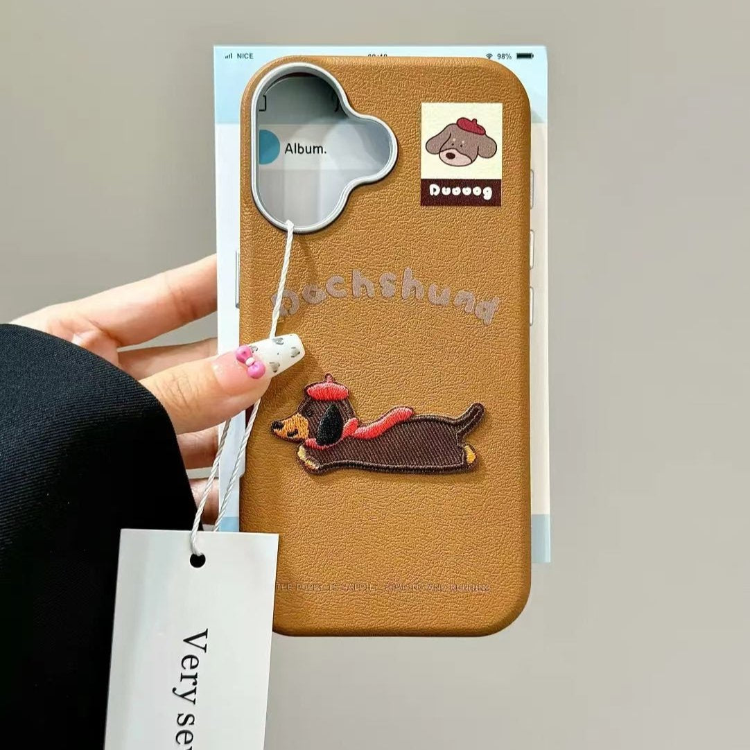 www.doxie.us-3D-Dachshund-Design-iPhone-Cover-Cute-and-Durable-Phone-Accessory