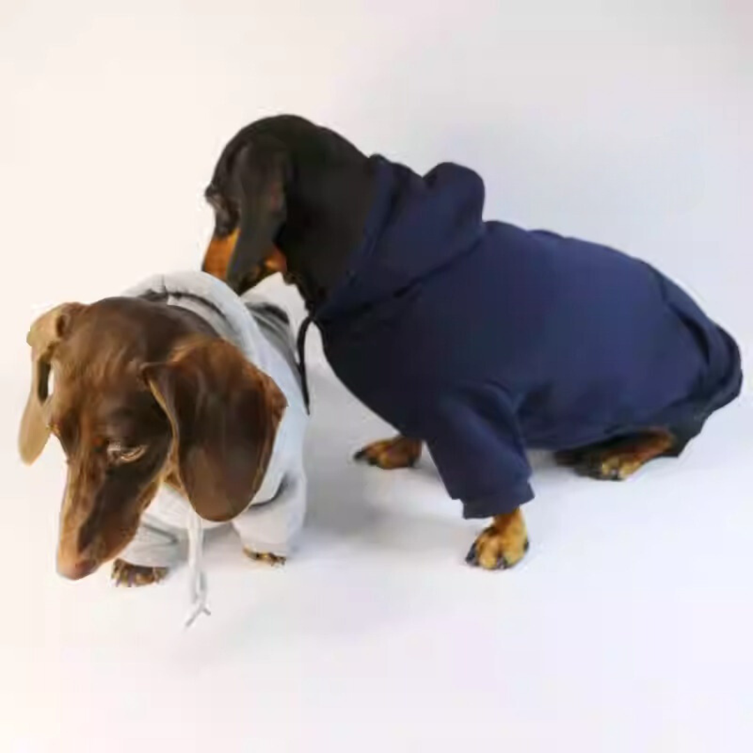 www.doxie.us-Cozy-Dachshund-Plush-Hooded-Sweater