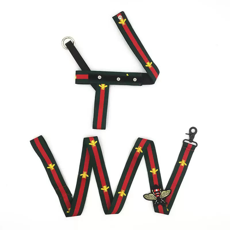 www.doxie.us-Dachshund-Bee-Harness-_-Leash-Set