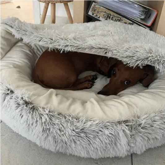 www.doxie.us-Luxury-Dachshund-Cave-Bed