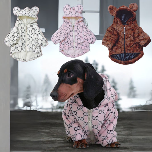 www.doxie.us-Premium-Dachshund-Bear-Hoodies