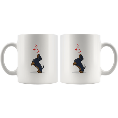 Amo a mi perro salchicha - Taza