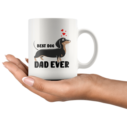 Mejor papá Dachshund - Taza
