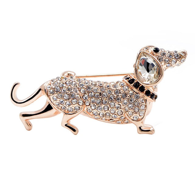 Dachshund Brooches Rhinestone Sausage for Women - Dachshund shop.jpg