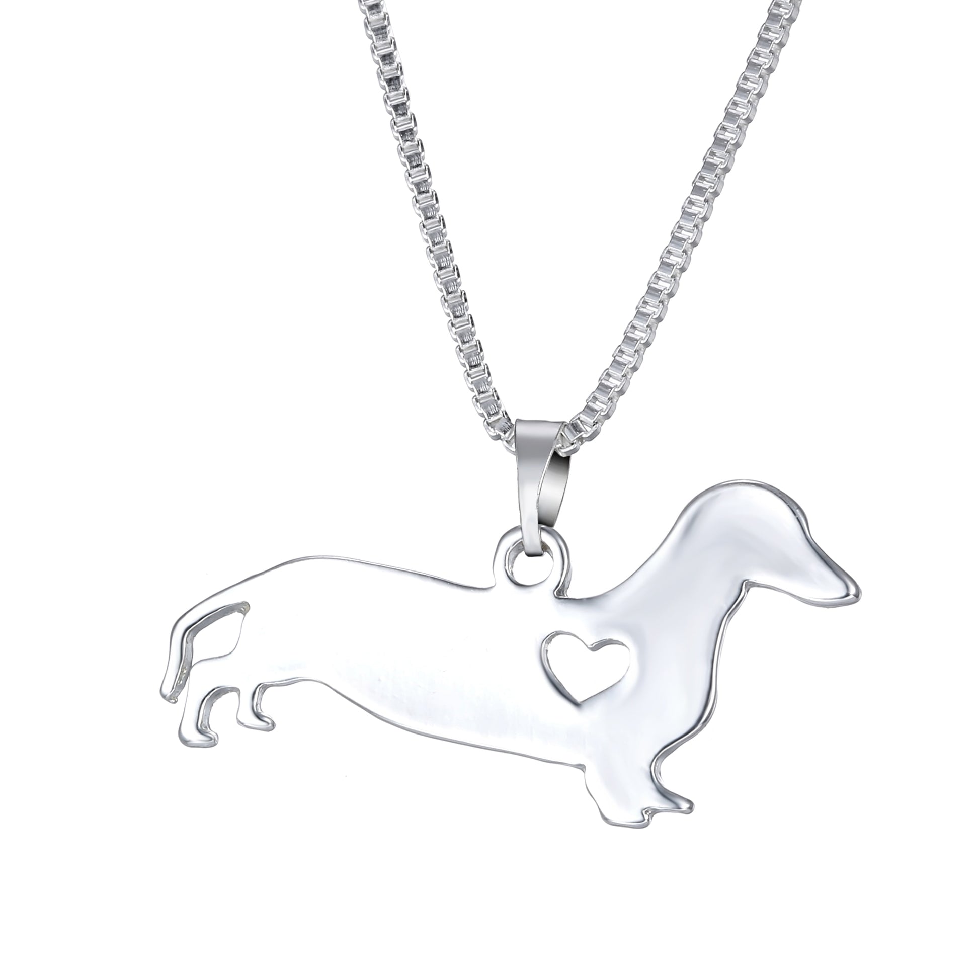 Dachshund Necklace Sterling Silver - Dachshund shop.jpg