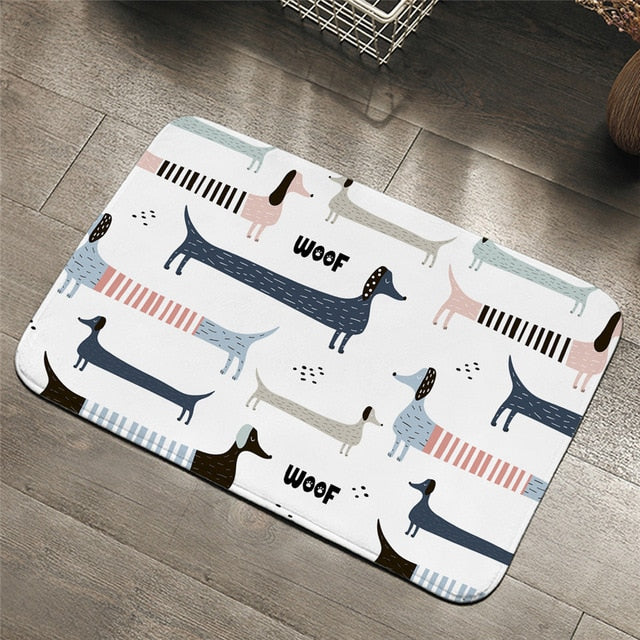 Dachshunds Pattern Multi Use Floor Mat- Dachshunds Shop.jpg