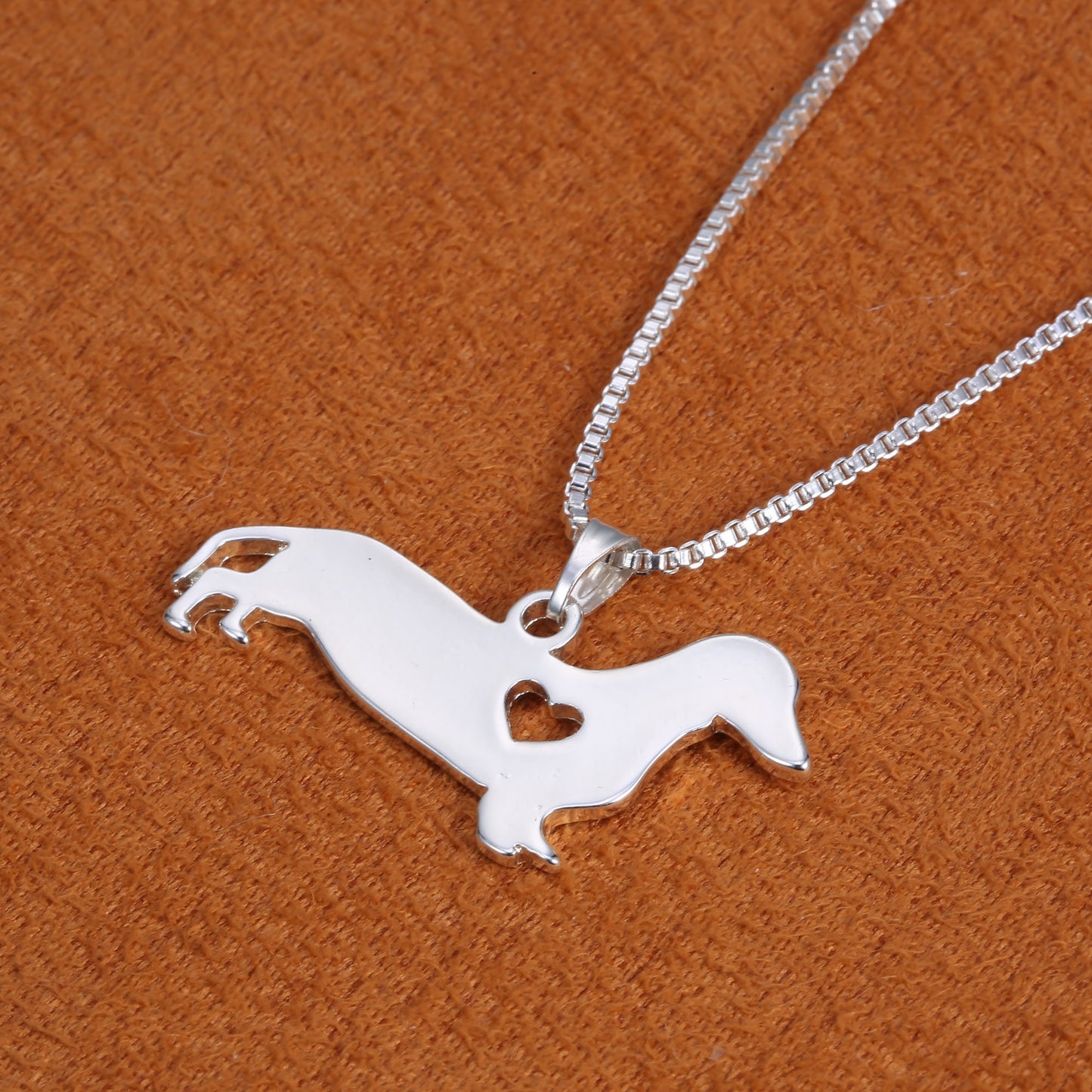 Dachshund Necklace Sterling Silver - Dachshund shop.jpg