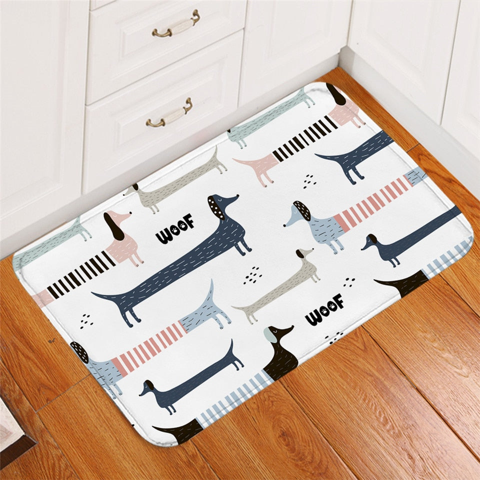 Dachshunds Pattern Multi Use Floor Mat- Dachshunds Shop.jpg