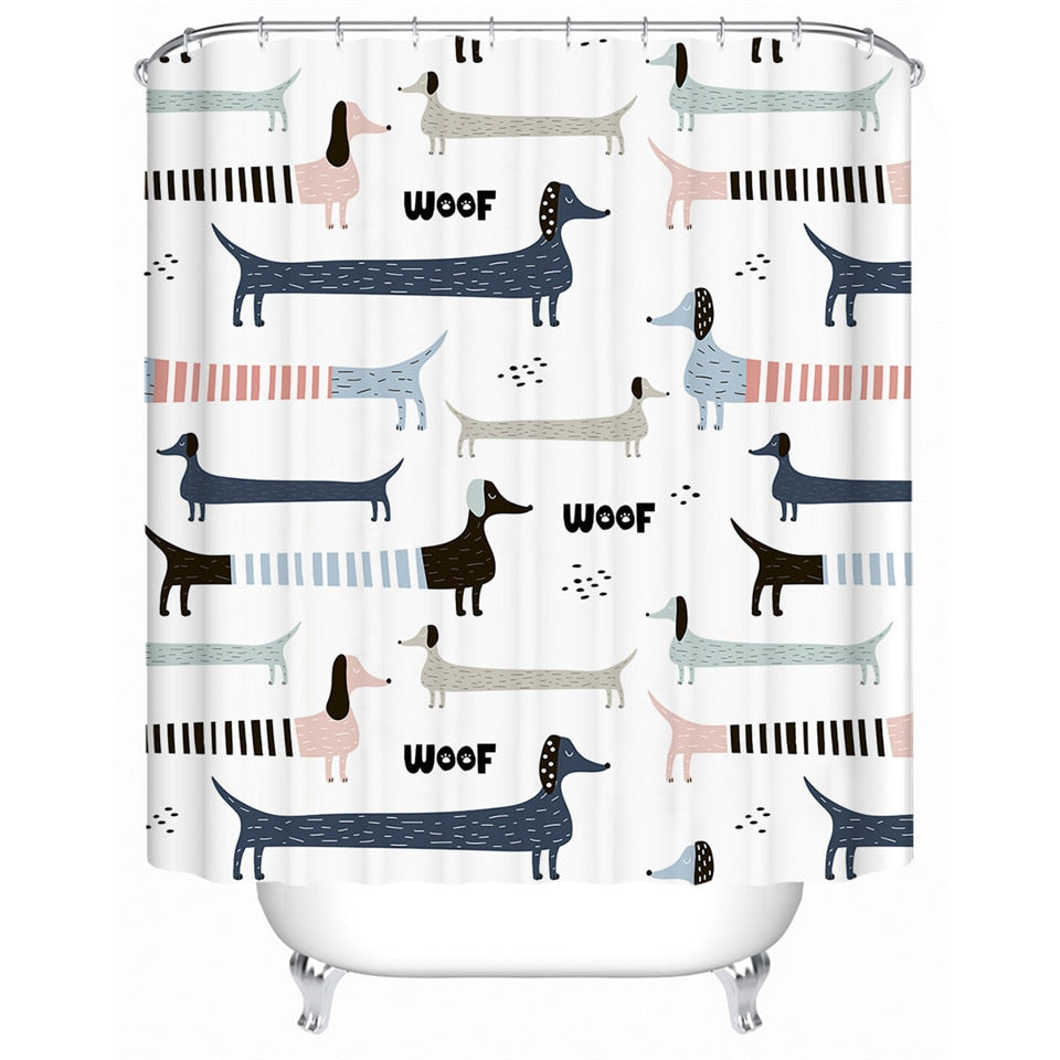 Dachshund Shower Curtain - Dachshund shop.jpg