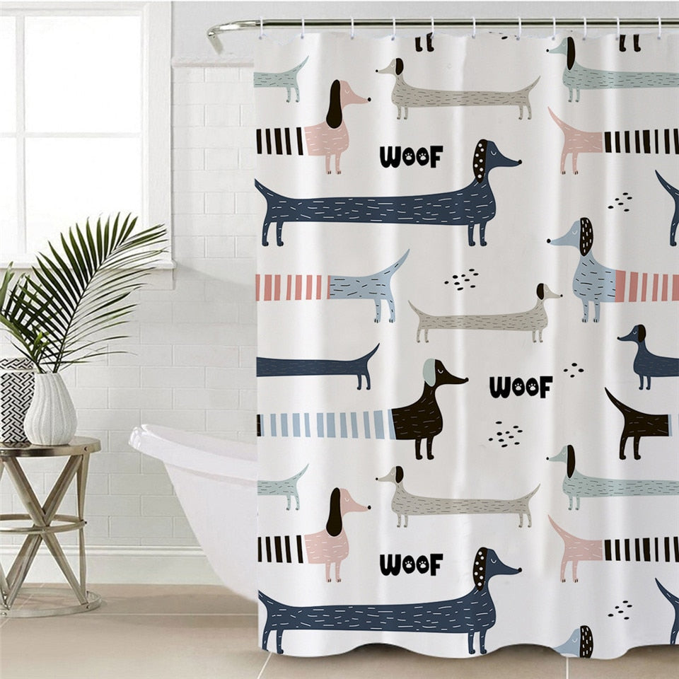 Dachshund Shower Curtain - Dachshund shop.jpg