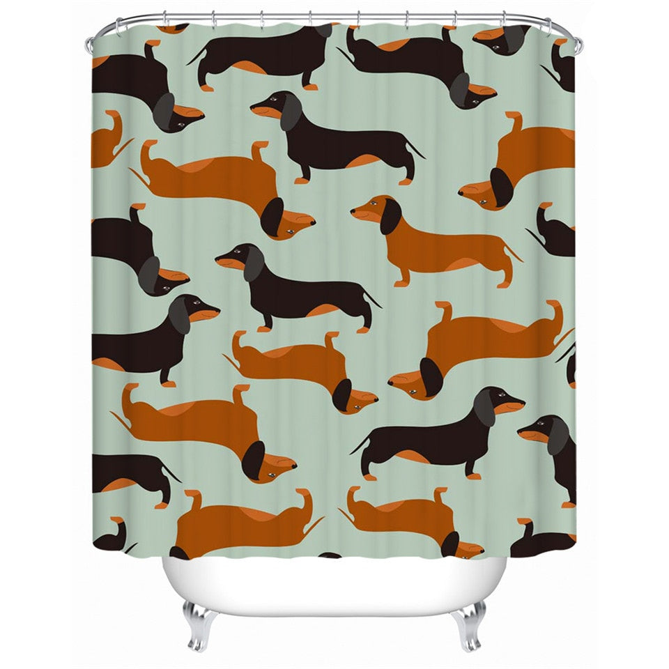 Dachshund Shower Curtain - Dachshund shop.jpg