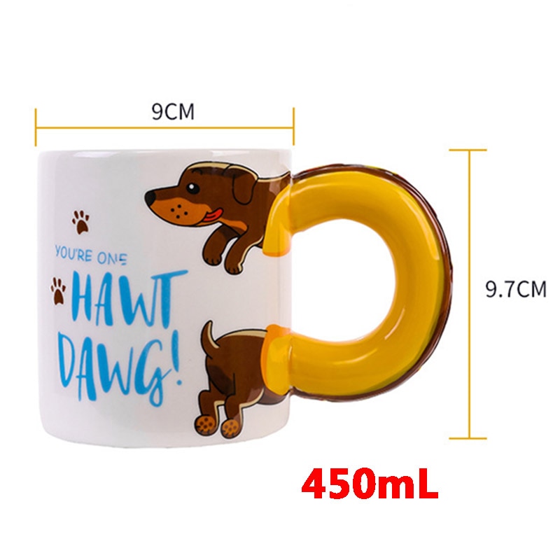 Dachshund Coffee Mug Creative Ceramic Cup - Dachshund Shop