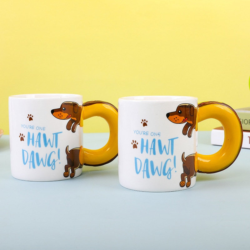 Dachshund Coffee Mug Creative Ceramic Cup - Dachshund Shop