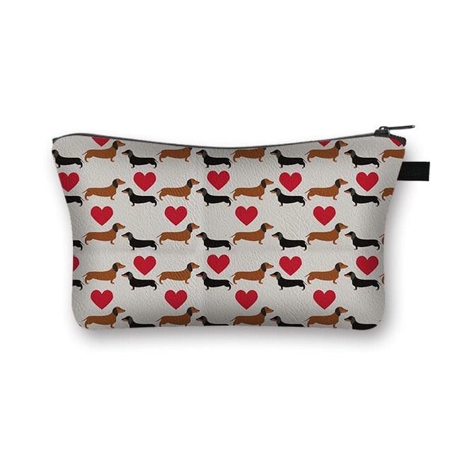 Dachshund Makeup Bag Travel Organizer Cosmetic Bag- Dachshund Shop.jpg