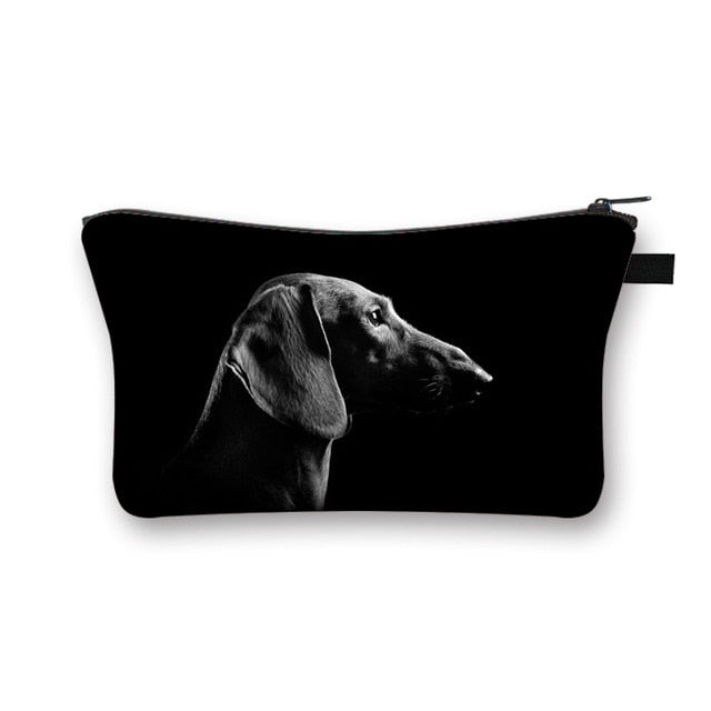 Dachshund Makeup Bag Travel Organizer Cosmetic Bag- Dachshund Shop.jpg