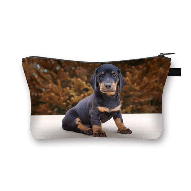 Dachshund Makeup Bag Travel Organizer Cosmetic Bag- Dachshund Shop.jpg