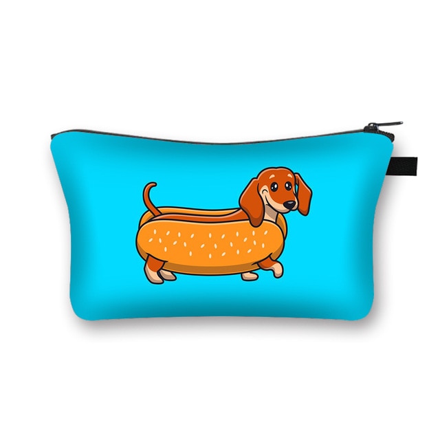 Dachshund Makeup Bag Travel Organizer Cosmetic Bag- Dachshund Shop.jpg