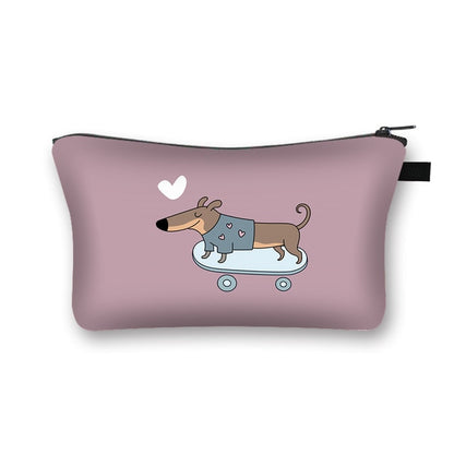 Dachshund Makeup Bag Travel Organizer Cosmetic Bag- Dachshund Shop.jpg